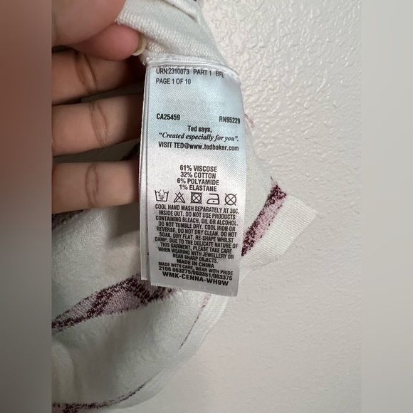 Ted Baker Cenna Aztec Knit Top - Picture 7 of 8